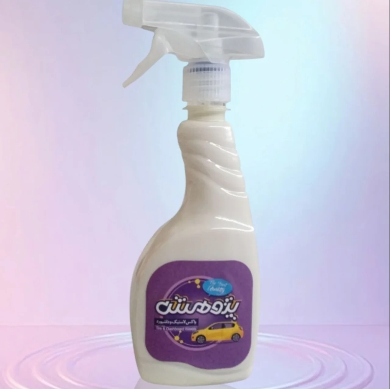 واکس امولسیونی داشبورد و لاستیک پژوهش (Pazhoohesh) با رایحه دل‌انگیز نارگیل